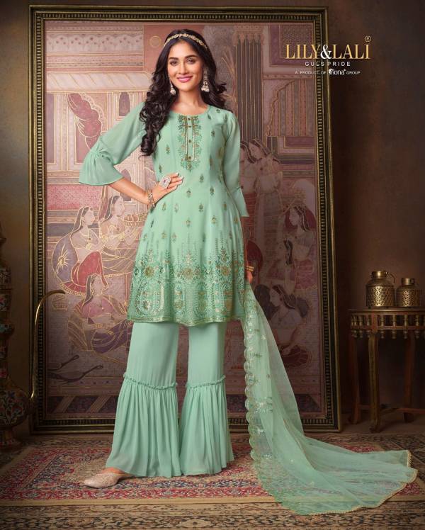 Lily And Lali Arizona Fancy Latest Designer Festive Wear Georgette Salwar Suit Collection